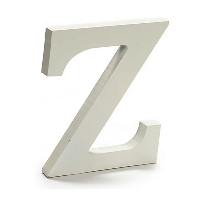 Letter Pincello Z White 1,8 x 21 x 17 cm (12 Units) - Декорация и Осветление<<<Дом Градина<<<BigBuy&&&Други артикули за
