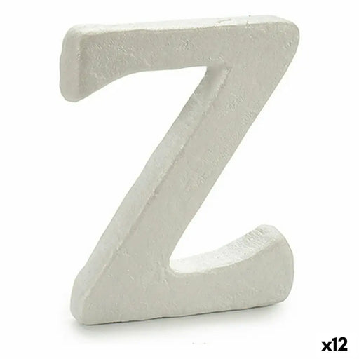 Letter Pincello Z White polystyrene (12 Units) - Декорация и Осветление<<<Дом Градина<<<BigBuy&&&Други артикули за