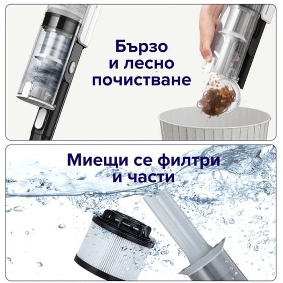 Battery vacuum cleaner Levoit LVAC-200, white