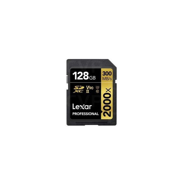 MEMORY CARD SDXC 128GB 300/260MB/s UHS-II C10 V90 U3 LEXAR