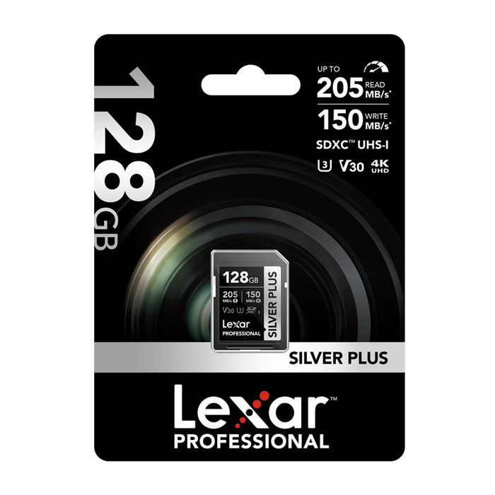 Lexar Professional SILVER PLUS SDXC 128GB memory card