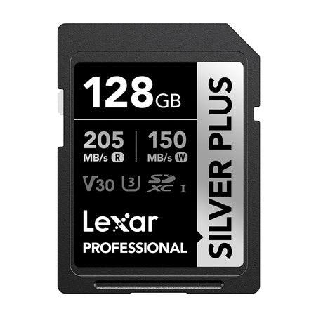Lexar Professional SILVER PLUS SDXC 128GB memory card
