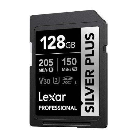 Lexar Professional SILVER PLUS SDXC 128GB memory card