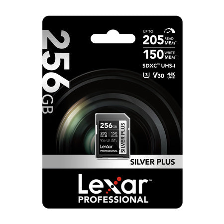 Lexar Professional SILVER PLUS SDXC 256GB memory card