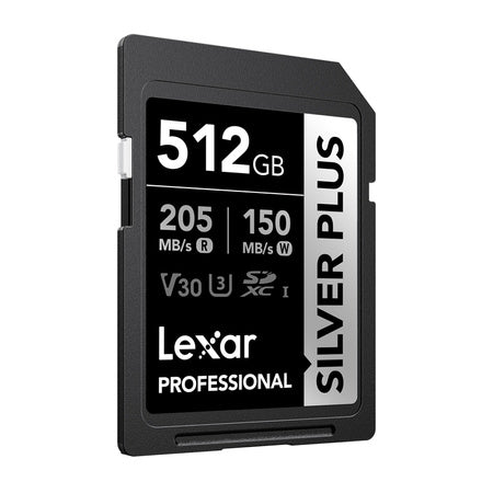 Lexar Professional SILVER PLUS SDXC 512GB memory card