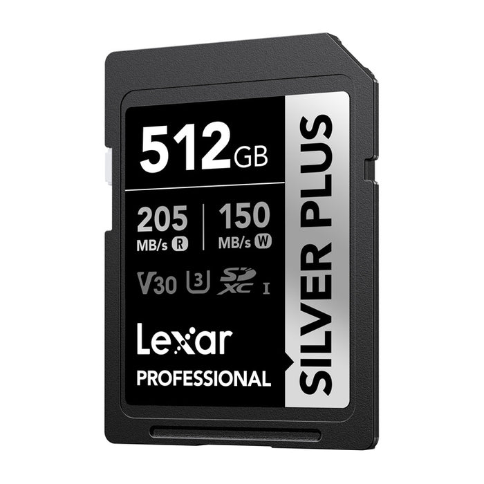 Lexar Professional SILVER PLUS SDXC 512GB memory card