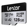 Karta pamięci Lexar High-Performance Silver Plus microSDXC 128GB + adapter