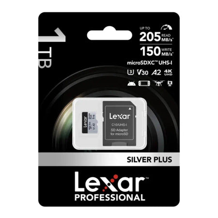 Karta pamięci Lexar High-Performance Silver Plus microSDXC 1TB + adapter