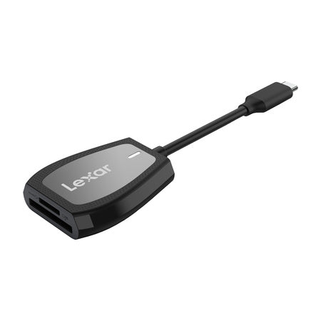 Lexar Dual-Slot SD/microSD Memory Card Reader, USB-C