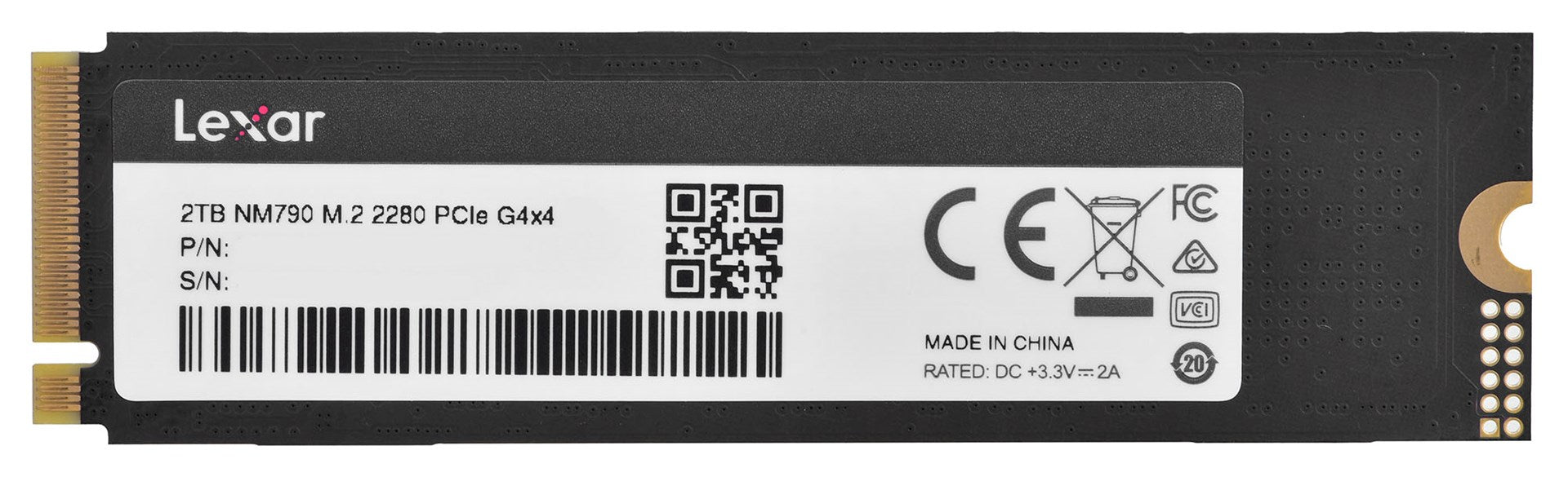 Hard Drive Lexar LNM790X002T-RNNNG 2 TB SSD
