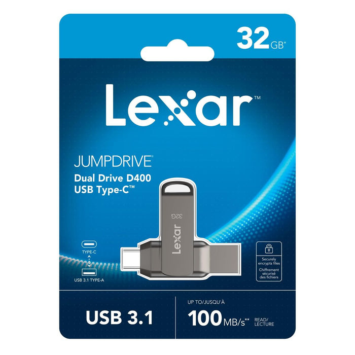 USB stick Lexar LJDD400032G-BNQNG Grey 32 GB