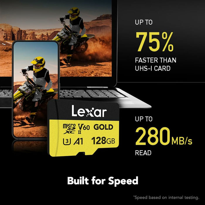 SD Memory Card Lexar LMSGOLD128G-BNNNG 128 GB