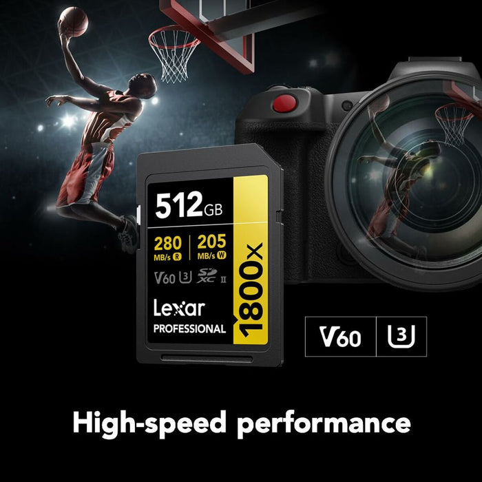 SD Memory Card Lexar LSD1800512G-BNNNG 512 GB