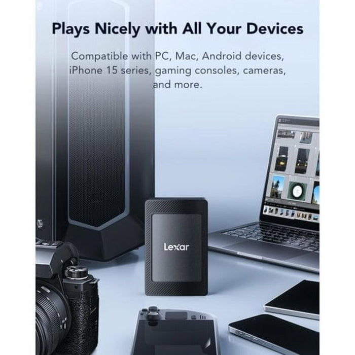 External Hard Drive Lexar LSL500M001T-RNBNG Black 1 TB