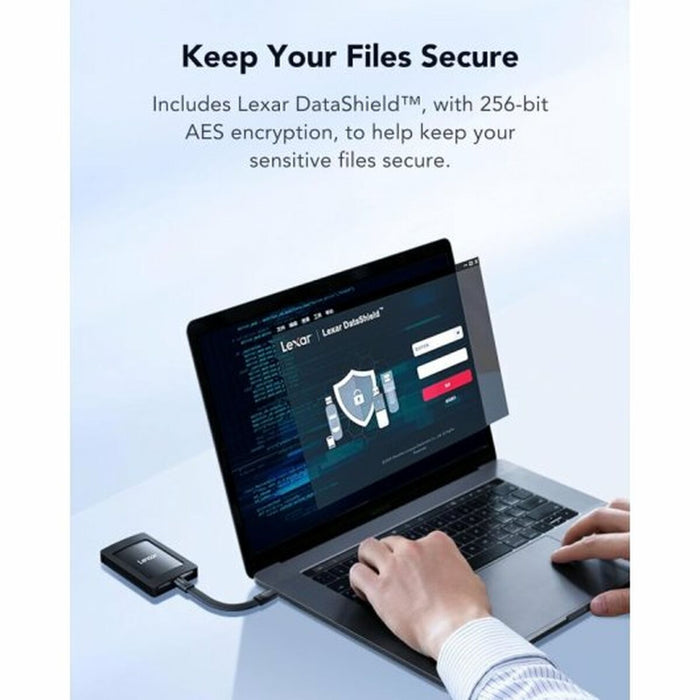 External Hard Drive Lexar LSL500M001T-RNBNG Black 1 TB