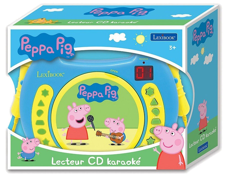 Player Lexibook Peppa Pig CD Karaoke Microphone x 2