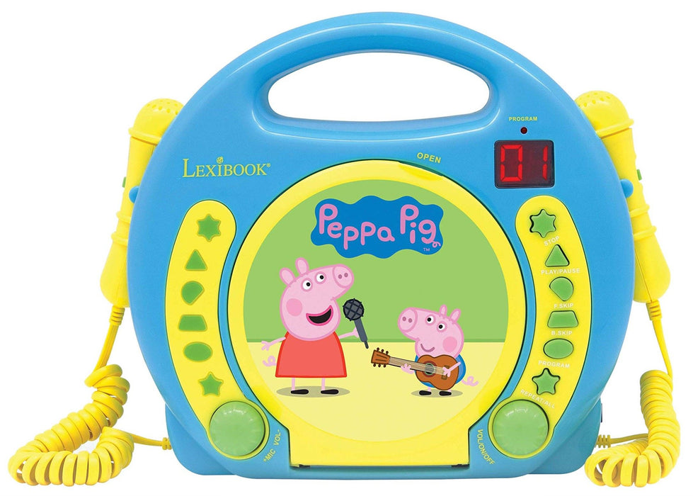 Player Lexibook Peppa Pig CD Karaoke Microphone x 2