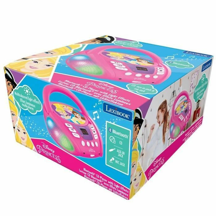 Radio CD Bluetooth MP3 Lexibook PRINCESA DE DISNEY Bluetooth 5.0