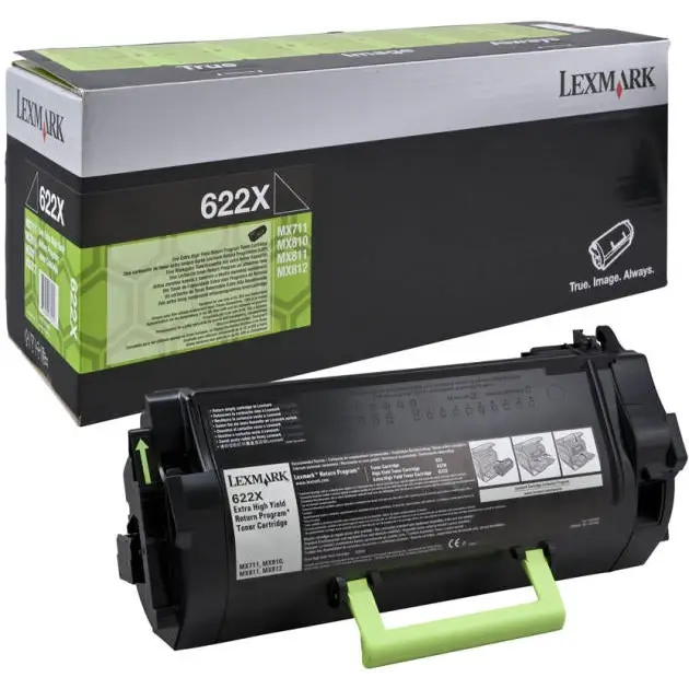 LEXMARK 622X toner cartridge black standard capacity 45.000 pages 1-pack return program - Тонери<<<Консумативи