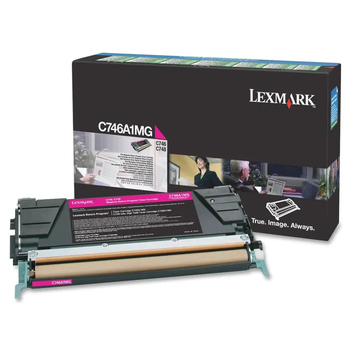 LEXMARK C746 C748 7K toner cartridge magenta standard capacity 7.000 pages 1-pack With returnprogram