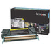 LEXMARK C746 C748 7K toner cartridge yellow standard capacity 7.000 pages 1-pack With returnprogram