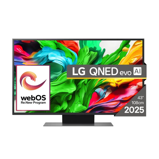 LG 43QNED86A3C 43’’ 4K QNED HDR Smart TV 3840x2160 60Hz Native (VRR 144Hz) DVB-T2/C/S2 Alpha 7 AI Processor HDR 10 PRO