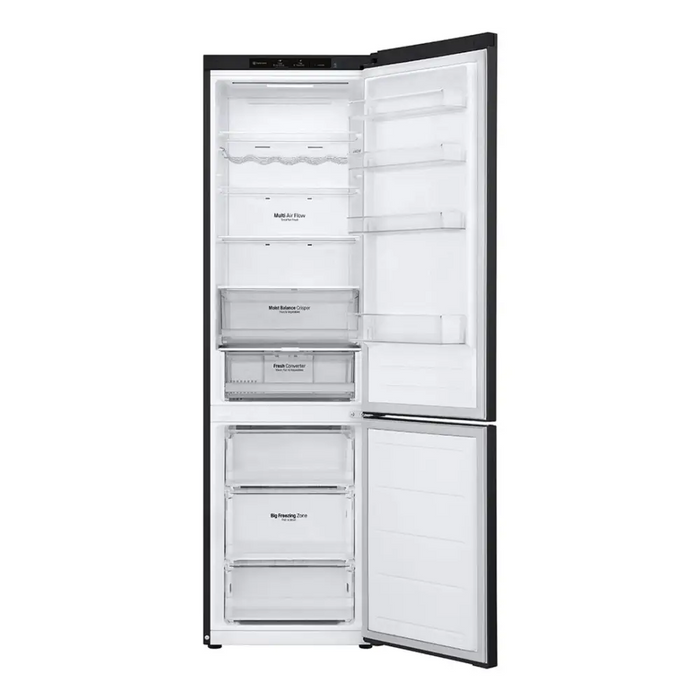 LG GBV3200DEP fridge-freezer Freestanding 387 L D Black - Freestanding refrigerator-freezers