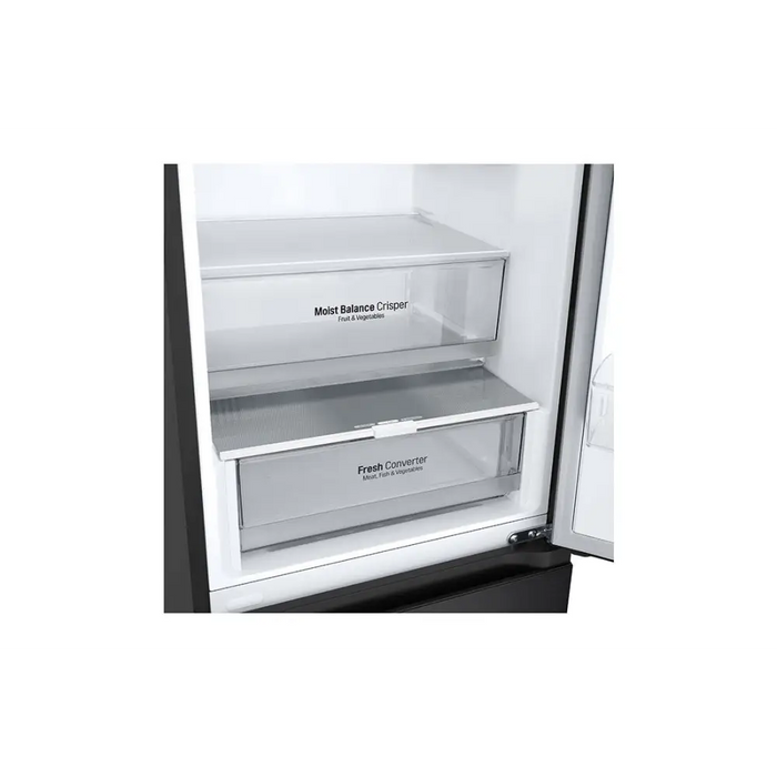 LG GBV5240DEP fridge-freezer Freestanding 387 L D Black - Freestanding refrigerator-freezers