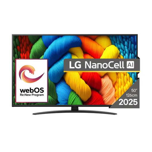 LG NanoCell AI 50NANO81A3A TV 127 cm (50’’) 4K Ultra HD Smart TV Wi-Fi Black - LCD TVsTVA-LCD<<<TV