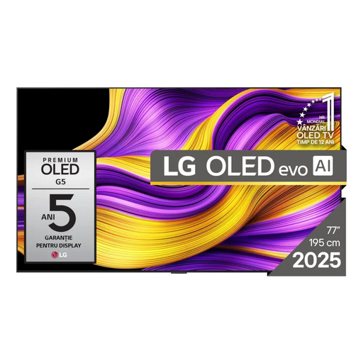 LG OLED evo AI OLED77G51LW TV 195.6 cm (77’’) 4K Ultra HD Smart TV Wi-Fi Black - LCD TVsTVA-LCD<<<TV