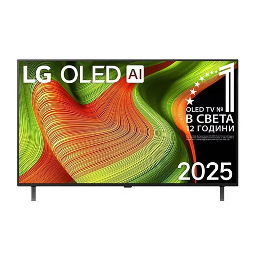 LG OLED48B53LA 48’’ UHD OLED 4K (3840 x 2160) DVB-C/T2/S2 Alpha 8 AI 4K Gen2 100Hz webOS 25 ThinQ AI HDR10 VRR (120 Hz)