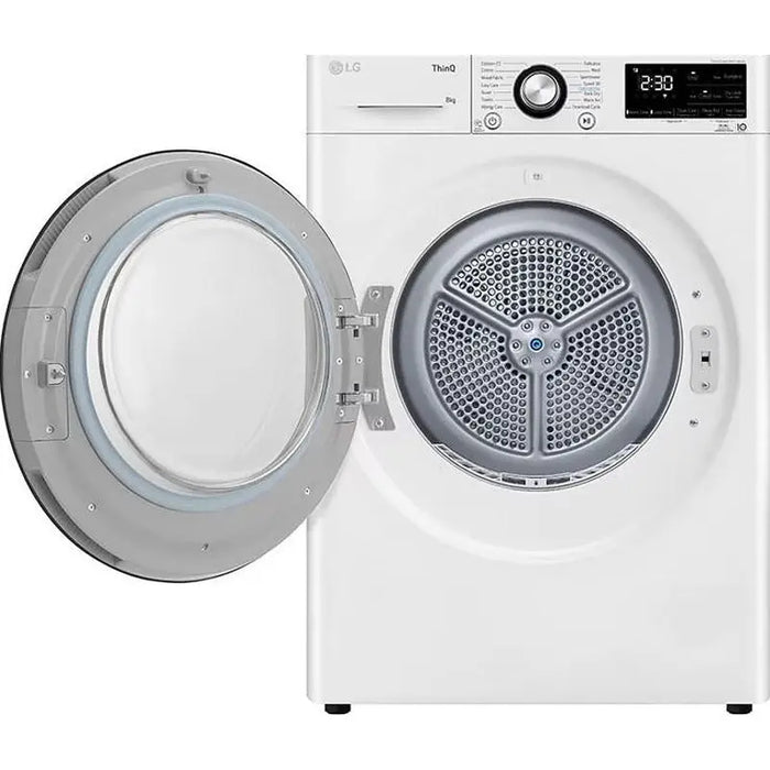 LG RH80V3AVBN*** dryer 8 kg D White - Сушилни<<<Домакински електроуреди<<<ZoraSite&&&Сушилни<<<Домакински