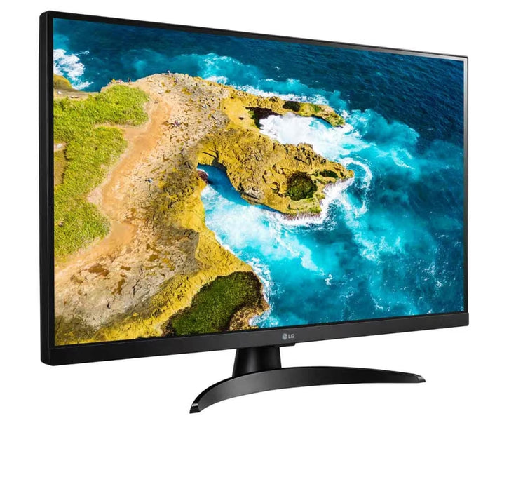 LG 27TQ615S-PZ, 27.0" IPS, Smart webOS, TV Tuner DVB-T2/C /S2, 1000:1, Mega DFC, 250cd, Full HD (1920 x 1080), Wi-Fi, LAN, AirPlay, HDMI, CI Slot, USB 2.0, Bluetooth, AI Sound, Speakers, Black
