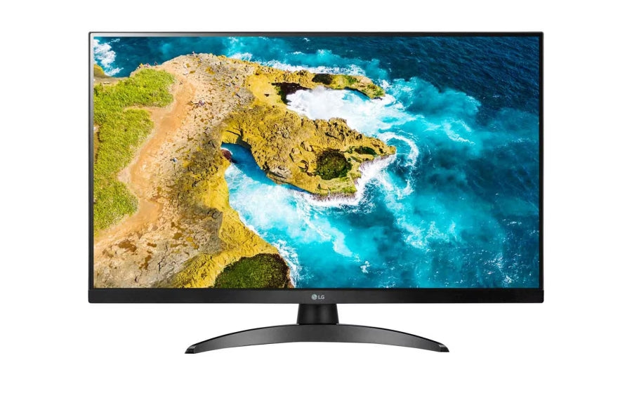 LG 27TQ615S-PZ, 27.0" IPS, Smart webOS, TV Tuner DVB-T2/C /S2, 1000:1, Mega DFC, 250cd, Full HD (1920 x 1080), Wi-Fi, LAN, AirPlay, HDMI, CI Slot, USB 2.0, Bluetooth, AI Sound, Speakers, Black