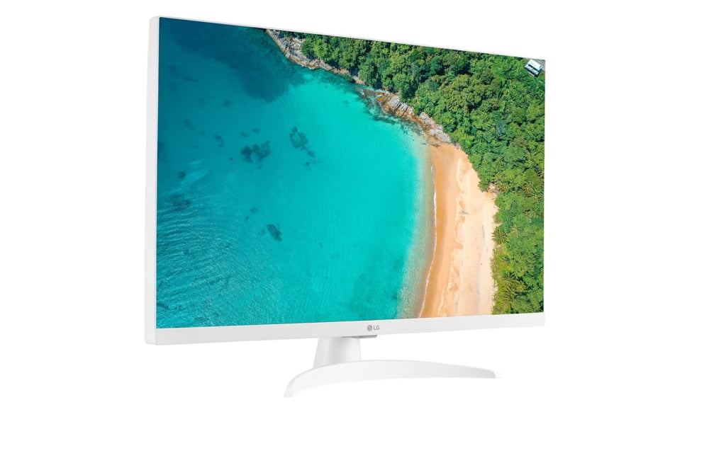 LG 27TQ615S-WZ, 27.0" IPS, Smart webOS, TV Tuner DVB-T2/C /S2, 1000:1, Mega DFC, 250cd, Full HD (1920 x 1080), Wi-Fi, LAN, AirPlay, HDMI, CI Slot, USB 2.0, Bluetooth, AI Sound, Speakers, White