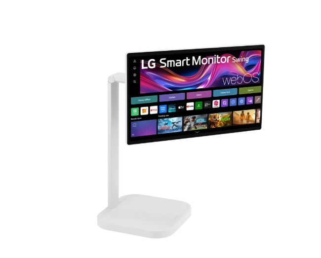 LG 32U889SA-W, 31.5" IPS, Smart webOS, Touch, Swind, 5ms GtG, 1000:1, 350cd/m2, UHD 4K (3840 x 2160), HDR 10, DCI-P3 95%, 3xUSB Type-C (PD 65W), 2xHDMI, Tilt , Height adjustment, Swivel, Pivot, AirPlay 2, Speacers 5W x 2, LG Switch, White