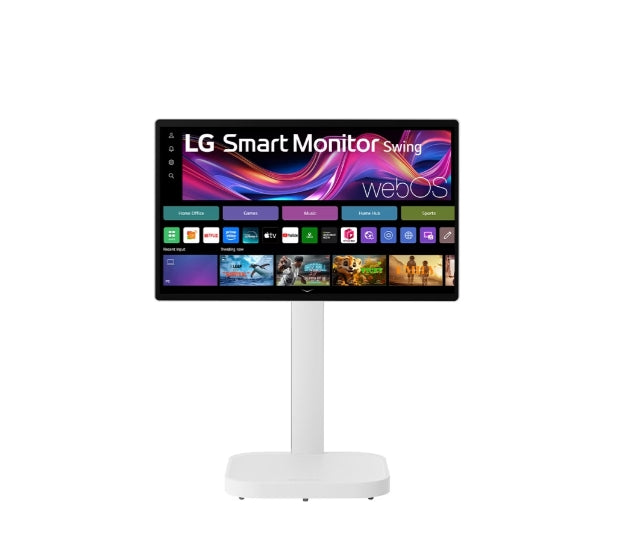 LG 32U889SA-W, 31.5" IPS, Smart webOS, Touch, Swind, 5ms GtG, 1000:1, 350cd/m2, UHD 4K (3840 x 2160), HDR 10, DCI-P3 95%, 3xUSB Type-C (PD 65W), 2xHDMI, Tilt , Height adjustment, Swivel, Pivot, AirPlay 2, Speacers 5W x 2, LG Switch, White