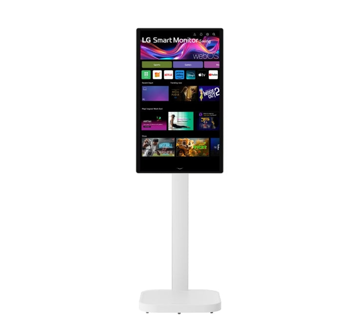 LG 32U889SA-W, 31.5" IPS, Smart webOS, Touch, Swind, 5ms GtG, 1000:1, 350cd/m2, UHD 4K (3840 x 2160), HDR 10, DCI-P3 95%, 3xUSB Type-C (PD 65W), 2xHDMI, Tilt , Height adjustment, Swivel, Pivot, AirPlay 2, Speacers 5W x 2, LG Switch, White