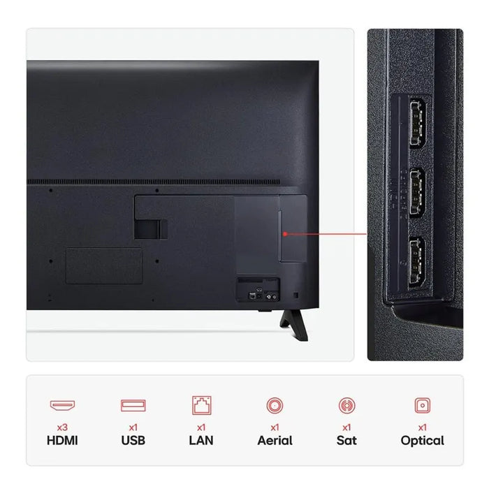 TV LG 43QNED70A6A, 43"(108 cm), 4K Ultra HD QNED, SMART TV, WEBOS (2025)