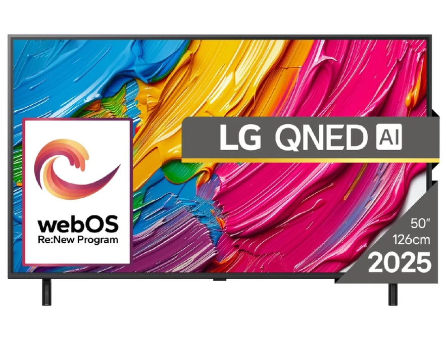 TV LG 50QNED80A3A, 50"(126 cm), QNED AI QNED80 4K Smart TV 2025