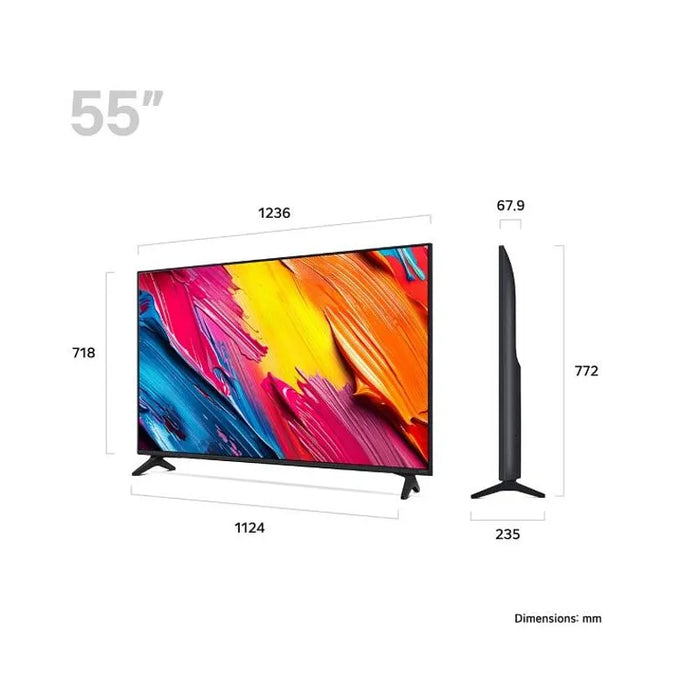 TV LG 55QNED70A6A, 55"(139 cm), 4K Ultra HD QNED, SMART TV, WEBOS (2025)
