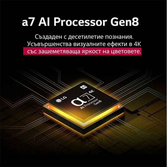 TV LG 55QNED84A3C, 55"(139 cm), 4K Ultra HD, AI QNED84, Smart TV, 2025