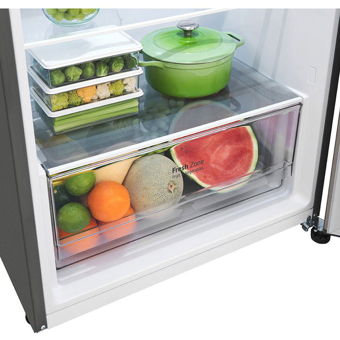 Refrigerator with top freezer LG GTBV36PZGKD 176.00 cm
