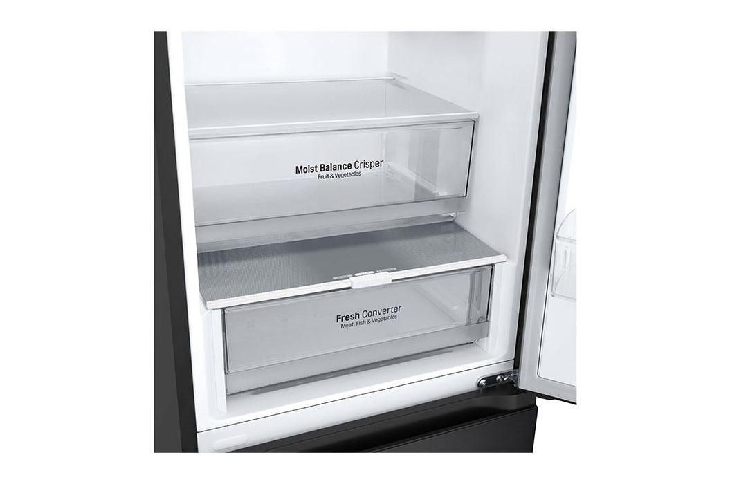 LG GBV5240DEP fridge-freezer Freestanding 387 L D Black