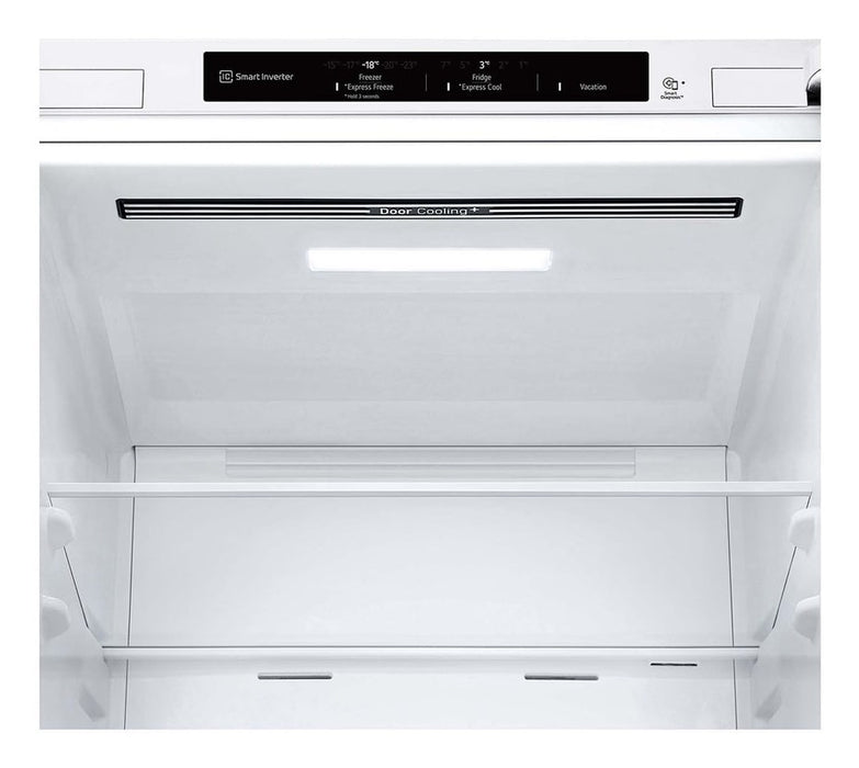 LG GBV3100ESW fridge-freezer Freestanding 344 L E White
