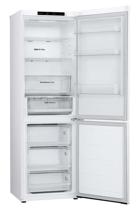 LG GBV3100ESW fridge-freezer Freestanding 344 L E White