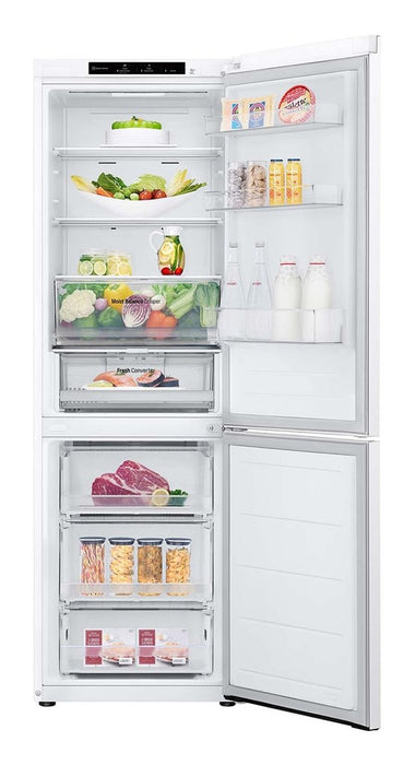 LG GBV3100ESW fridge-freezer Freestanding 344 L E White