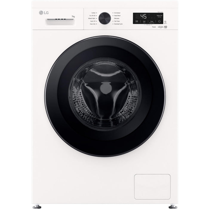 Washing machine LG F2X10S7NWK, 1200 rpm, 7.00 kg, A, White