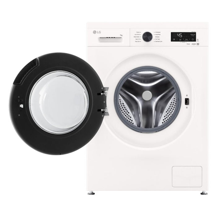 Washing machine LG F2X10S7NWK, 1200 rpm, 7.00 kg, A, White