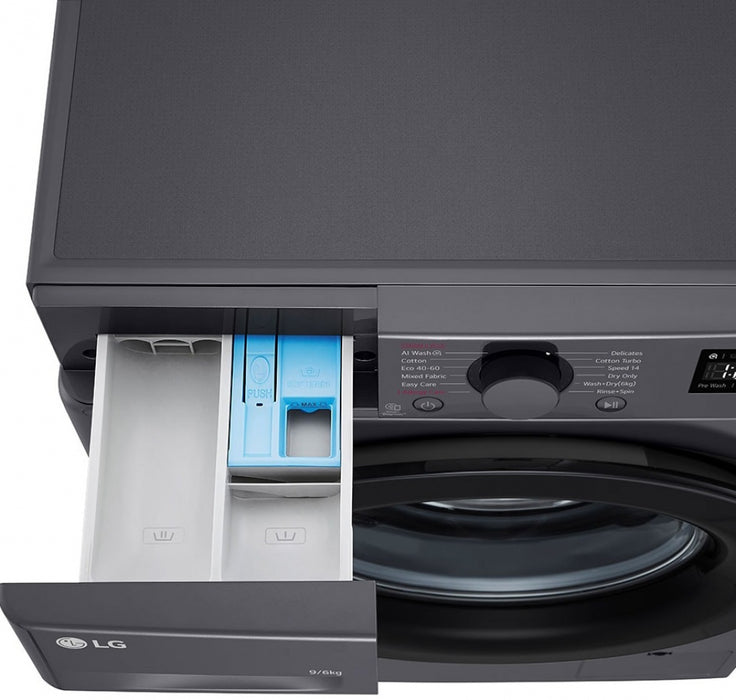 Washing Machine with Dryer LG F4DR509SBM